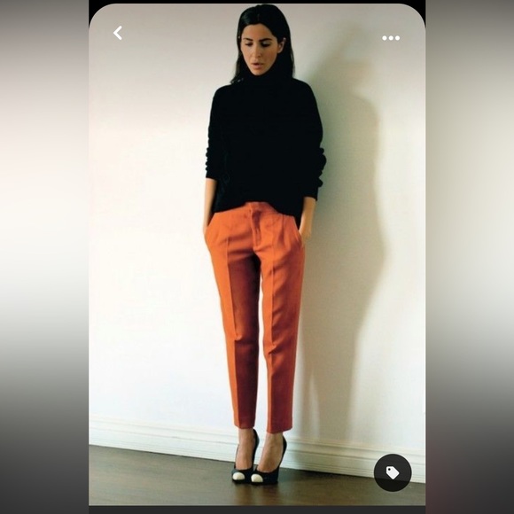 Cropped pocketed trousers - Picture 2 of 8